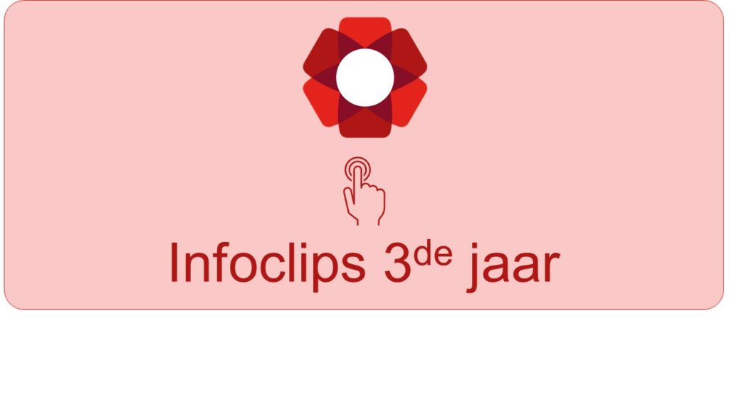 Infoclips 3de jaar